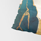 Golden Waterfall Pillow Sham Gallery Image 4