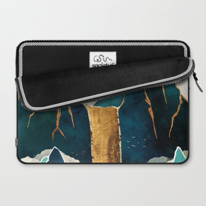 Golden Waterfall Laptop Sleeve Gallery Image 2