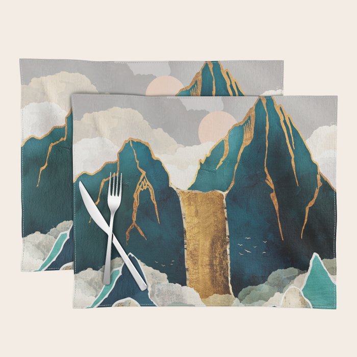 Golden Waterfall Placemat Gallery Image 1