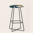 Golden Waterfall Stool Gallery Image 1