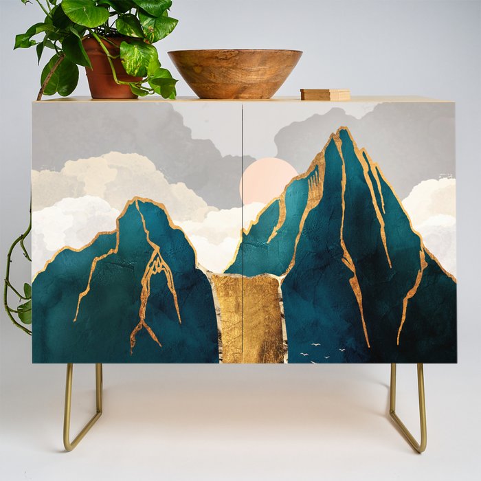 Golden Waterfall Credenza Gallery Image 1