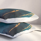 Golden Waterfall Pillow Sham Gallery Image 3