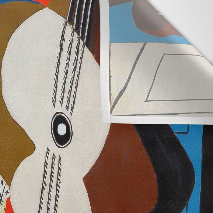 Picasso - Mandolin and Guitar (Mandoline et guitare) 1924 Artwork Wall Tapestry Gallery Image 3