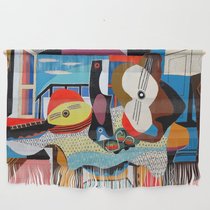 Picasso - Mandolin and Guitar (Mandoline et guitare) 1924 Artwork Wall Hanging Gallery Image 1
