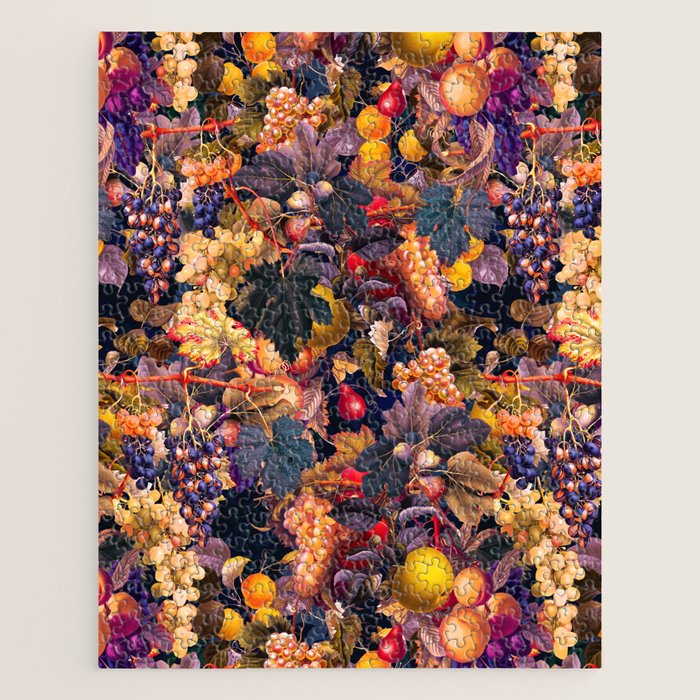 Vintage Fruit Pattern VI Jigsaw Puzzle Gallery Image 1