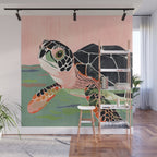 Cute Turtle  Wall Mural Gallery Image 1