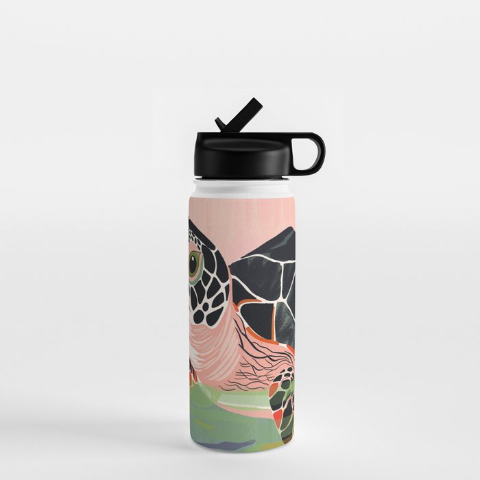 Cute Turtle  Water Bottle Gallery Image 1