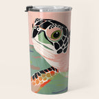Cute Turtle  Travel Mug Gallery Image 3