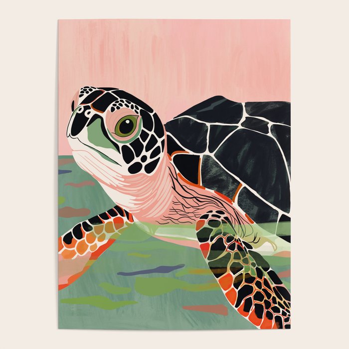 Cute Turtle  Poster Gallery Image 1