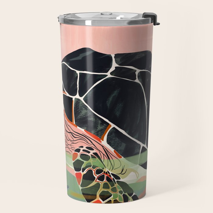 Cute Turtle  Travel Mug Gallery Image 2