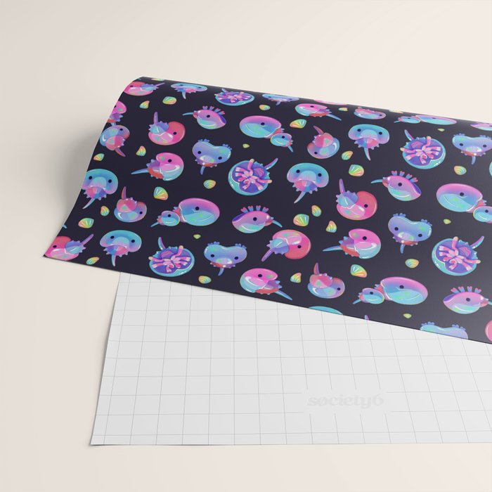 Horseshoe crab - dark Wrapping Paper Gallery Image 2