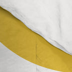 Mid Century Modern Abstract Pattern 7721 Mustard Yellow Comforter Gallery Image 4