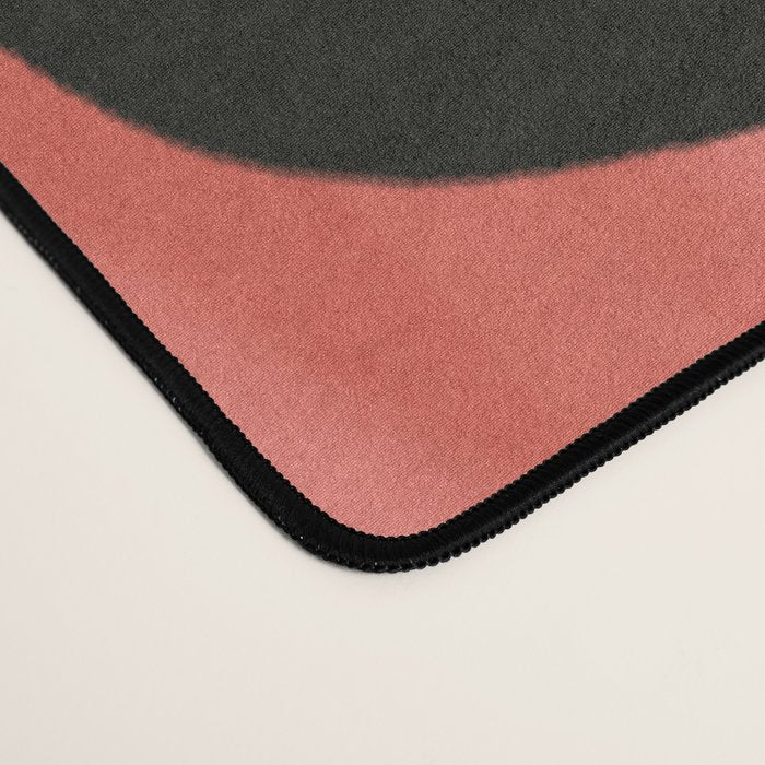 Woman in Heels with Black Cat Desk Mat Gallery Image 4
