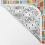 Chicago Map Art Bath Mat Gallery Image 2