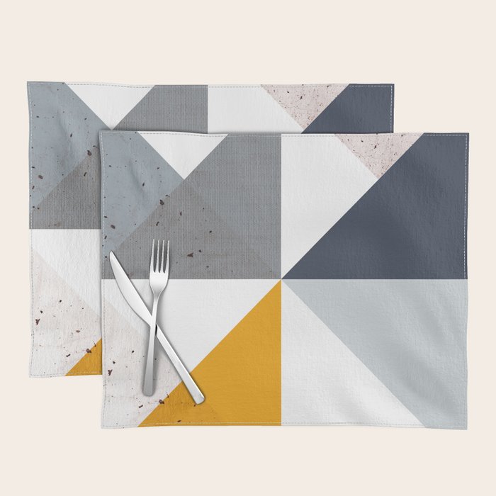 Modern Geometric 18/2 Placemat Gallery Image 1