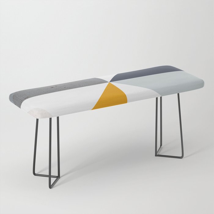Modern Geometric 18/2 Bench Gallery Image 1