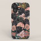 Because Black Pug iPhone Case Gallery Image 1
