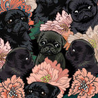 Because Black Pug Coffee Mug Gallery Image 2