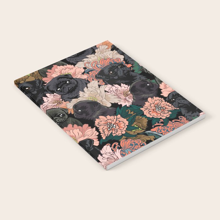 Because Black Pug Notebook Gallery Image 2