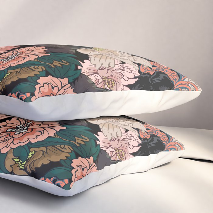 Because Black Pug Pillow Sham Gallery Image 3