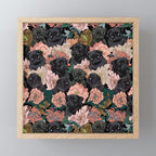 Because Black Pug Mini Art Print Gallery Image 1