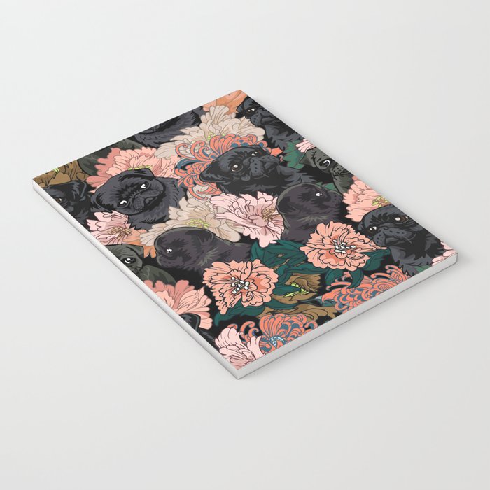 Because Black Pug Notebook Gallery Image 3