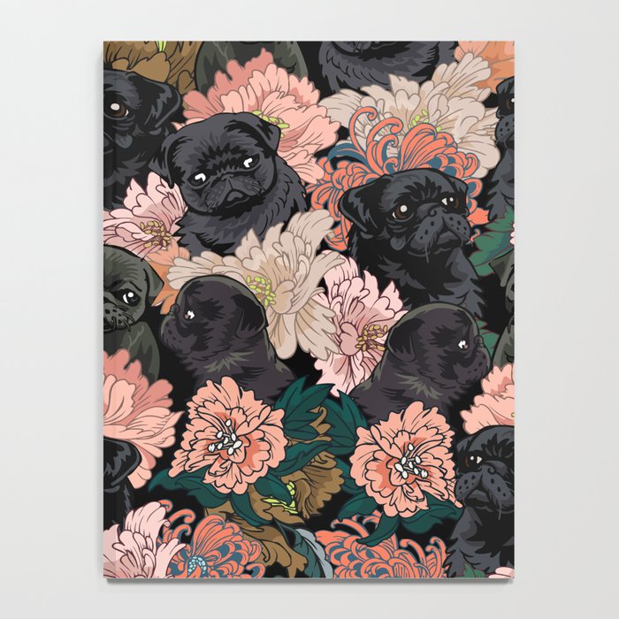 Because Black Pug Notebook Gallery Image 4