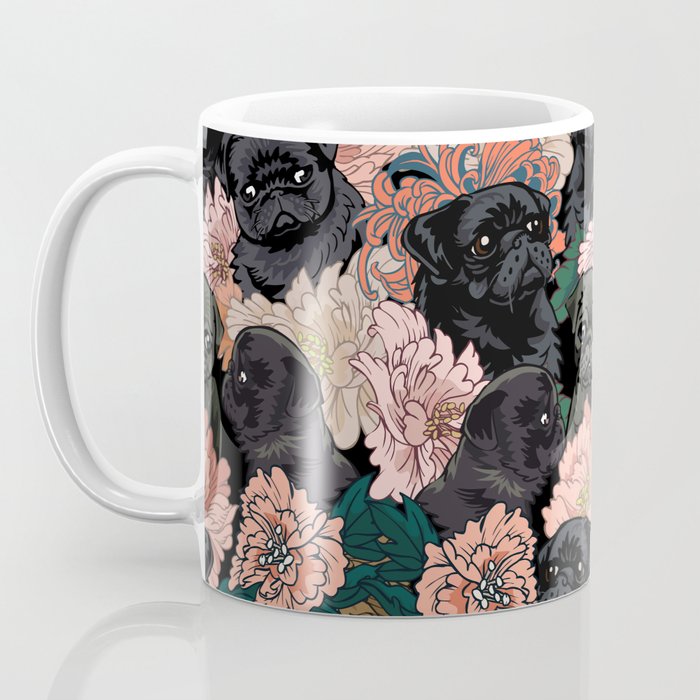 Because Black Pug Coffee Mug Gallery Image 3