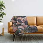 Because Black Pug Throw Blanket Gallery Image 1