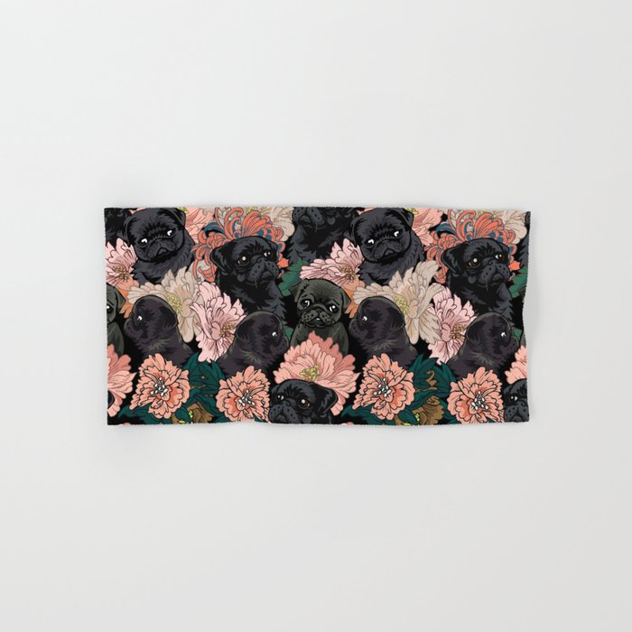 Because Black Pug Towels Gallery Image 1