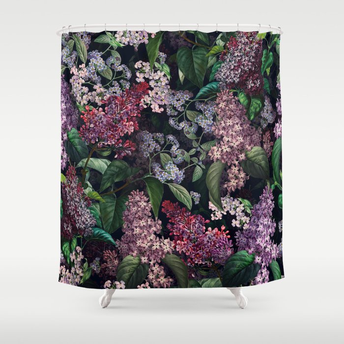 Lilac Garden Shower Curtain Gallery Image 1