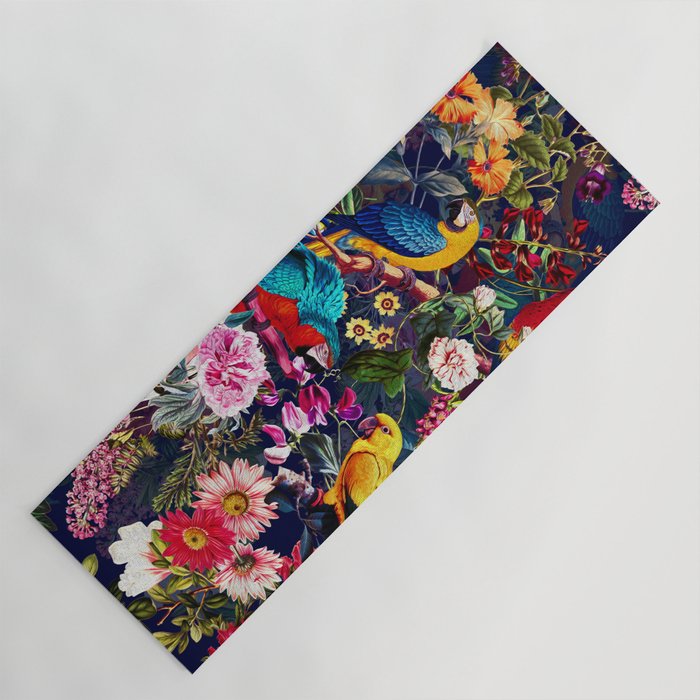 Floral and Birds XLV Yoga Mat Gallery Image 1