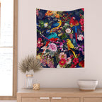 Floral and Birds XLV Wall Tapestry Gallery Image 2