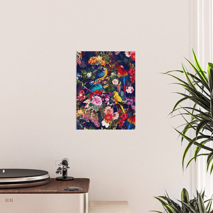 Floral and Birds XLV Poster Gallery Image 2