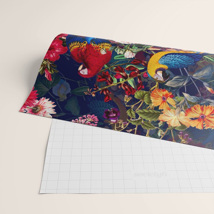 Floral and Birds XLV Wrapping Paper Gallery Image 2
