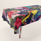 Floral and Birds XLV Tablecloth Gallery Image 1