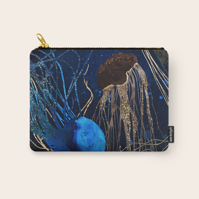 Metallic Jellyfish IV Carry All Pouch Gallery Image 1