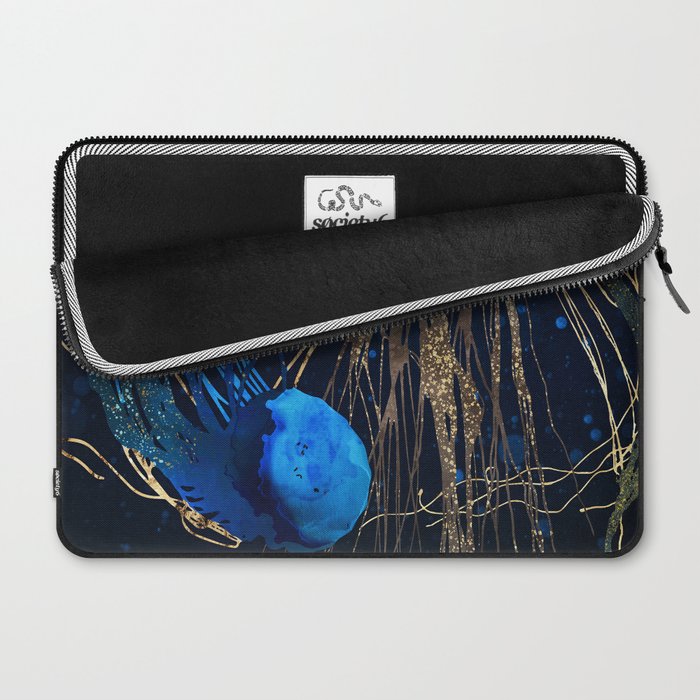 Metallic Jellyfish IV Laptop Sleeve Gallery Image 2
