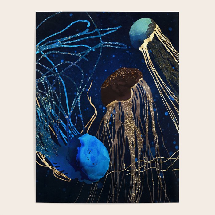 Metallic Jellyfish IV Poster Gallery Image 4