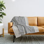 Tribal Modern Boho Art Throw Blanket Gallery Image 1