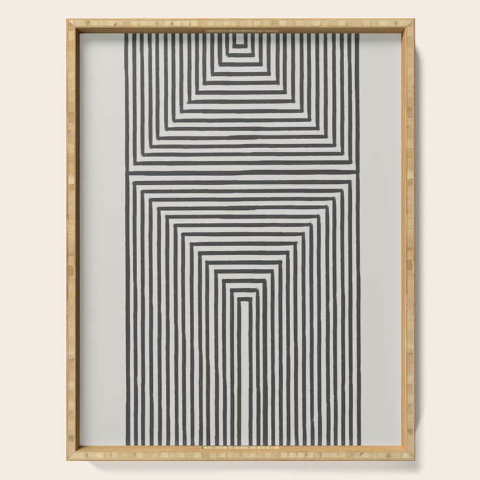 Tribal Modern Boho Art Serving Tray Gallery Image 1