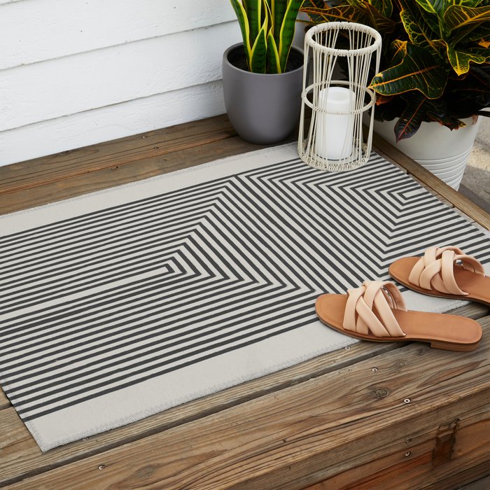 Tribal Modern Boho Art Outdoor Rug Gallery Image 2