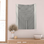 Tribal Modern Boho Art Wall Tapestry Gallery Image 2