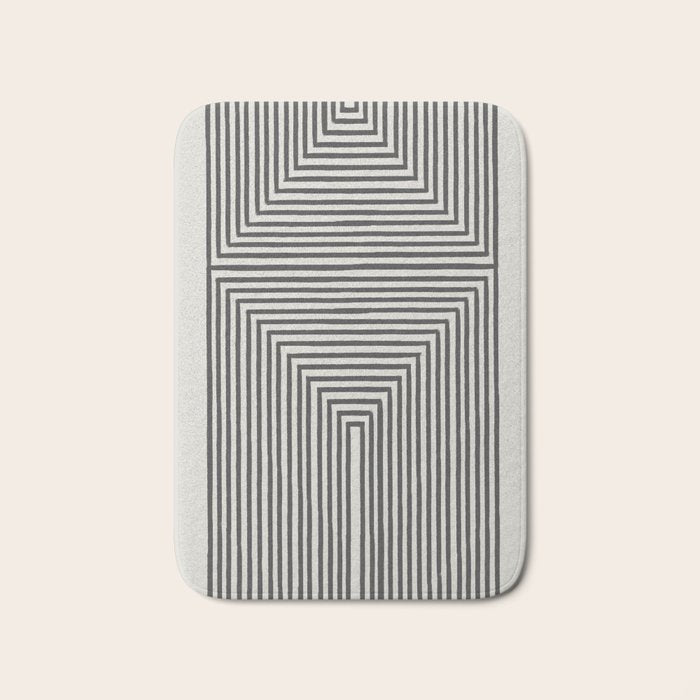 Tribal Modern Boho Art Bath Mat Gallery Image 1