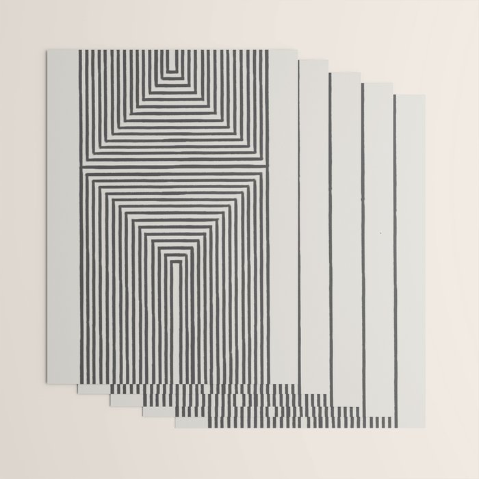 Tribal Modern Boho Art Wrapping Paper Gallery Image 3