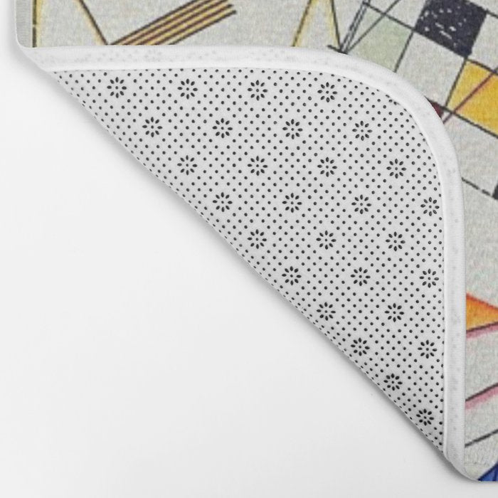 Wassily Kandinsky Delicate Tension Bath Mat Gallery Image 2