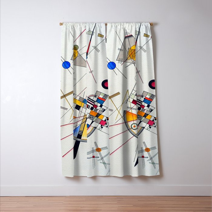 Wassily Kandinsky Delicate Tension Window Curtain Gallery Image 3