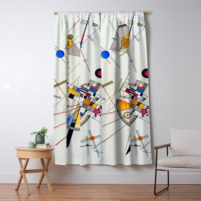 Wassily Kandinsky Delicate Tension Window Curtain Gallery Image 5