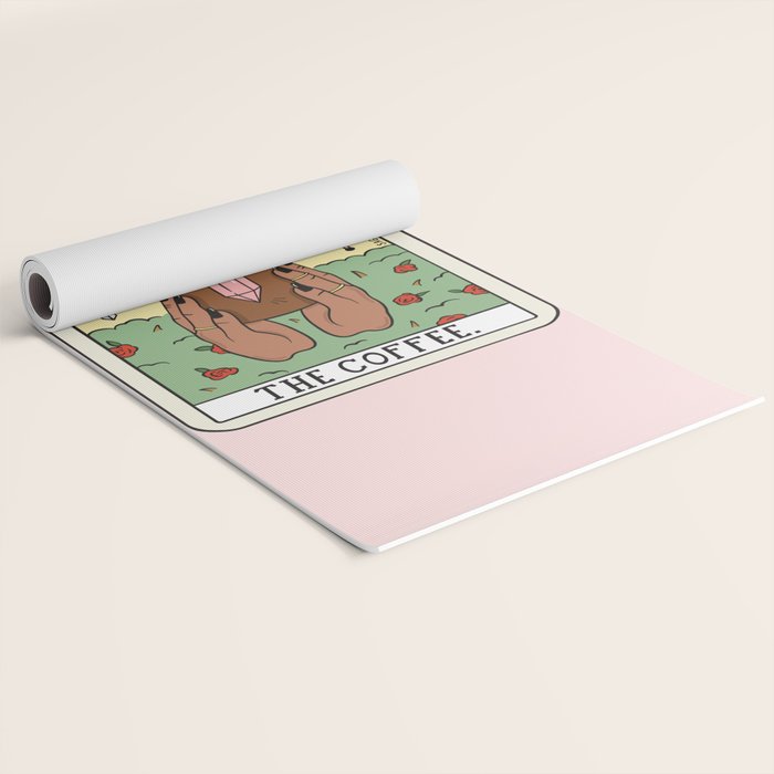 COFFEE READING UPDATED (DARK) Yoga Mat Gallery Image 2