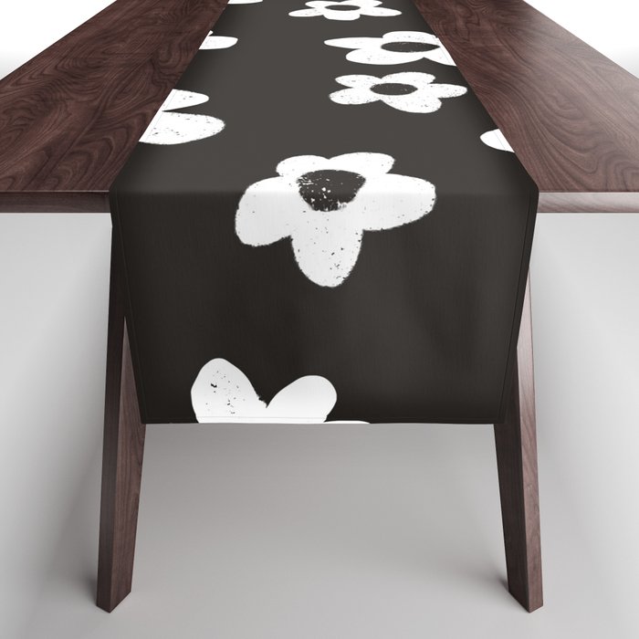 Black garden Table Runner Gallery Image 1